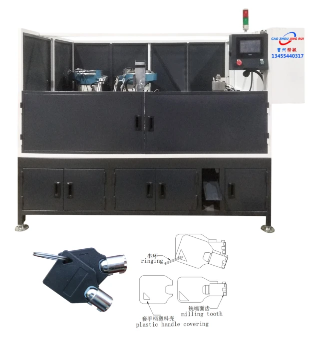 JZ-5.13B Tubular Key Assembling Cutting Ringing Machine